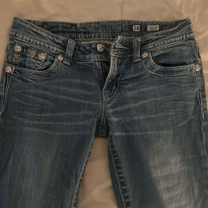 Miss Me Blue Boot Cut Jeans Classic Style